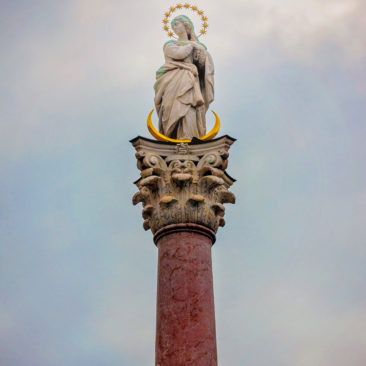 'St. Anna's Column' by Photographer Debbi Nelson. © Copyright 2016 Debbi Nelson dba Photograzia